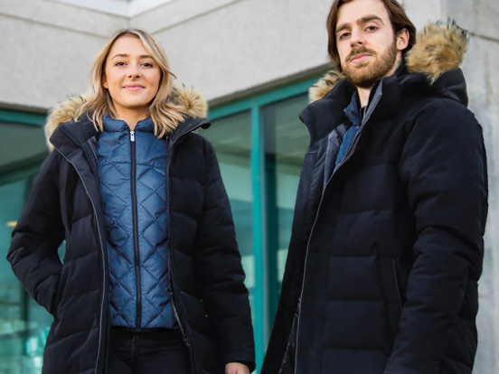 Élégant parka pour elle & lui